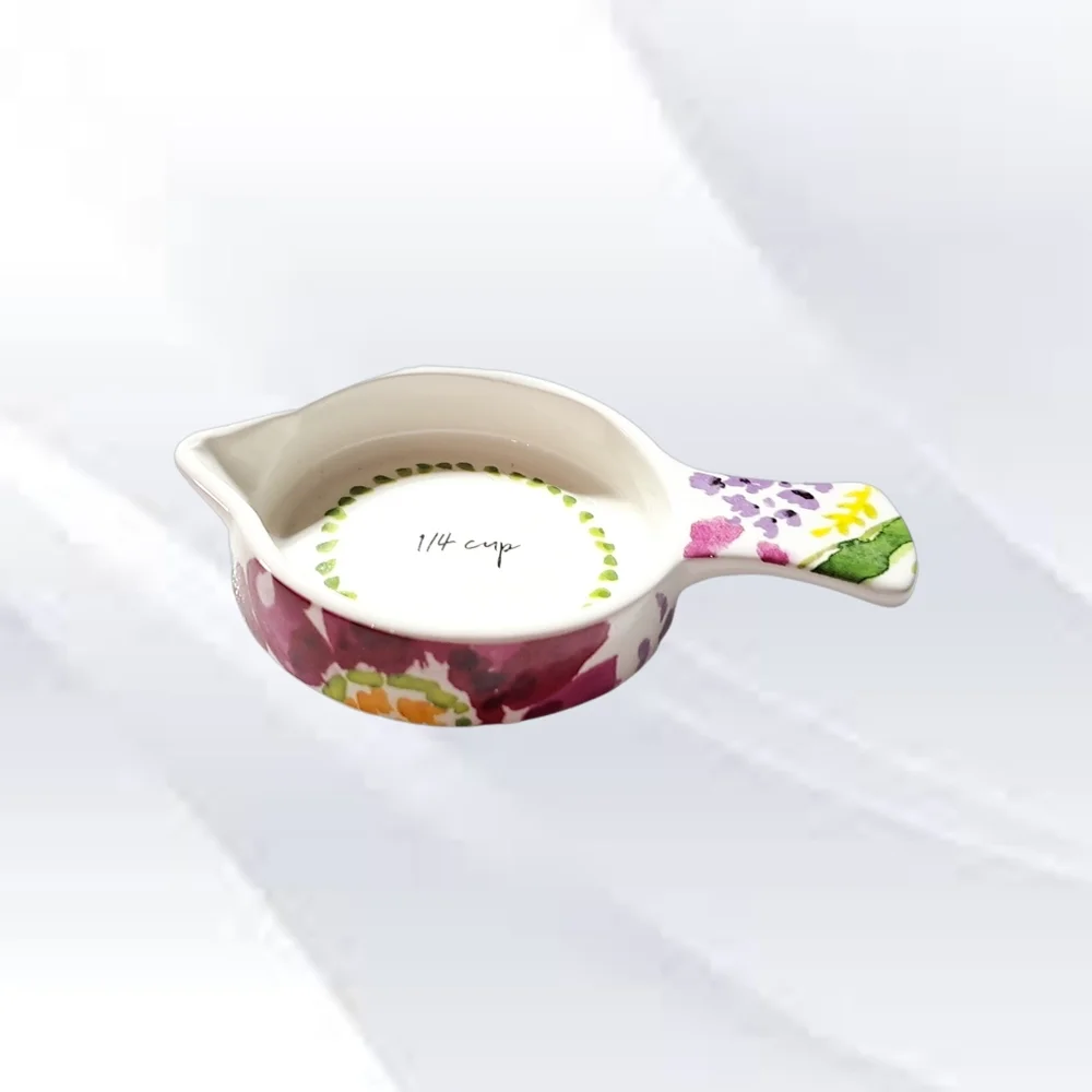 TAG ~ Floral Measuring Cups and Bowl Set